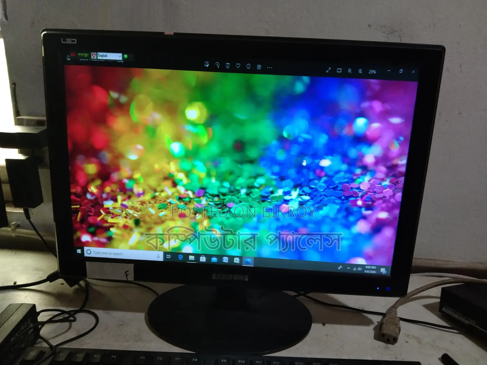 100% Fresh LED Monitor 19 (Samsung + Esonic+ Gigasonic+ Hi-power)