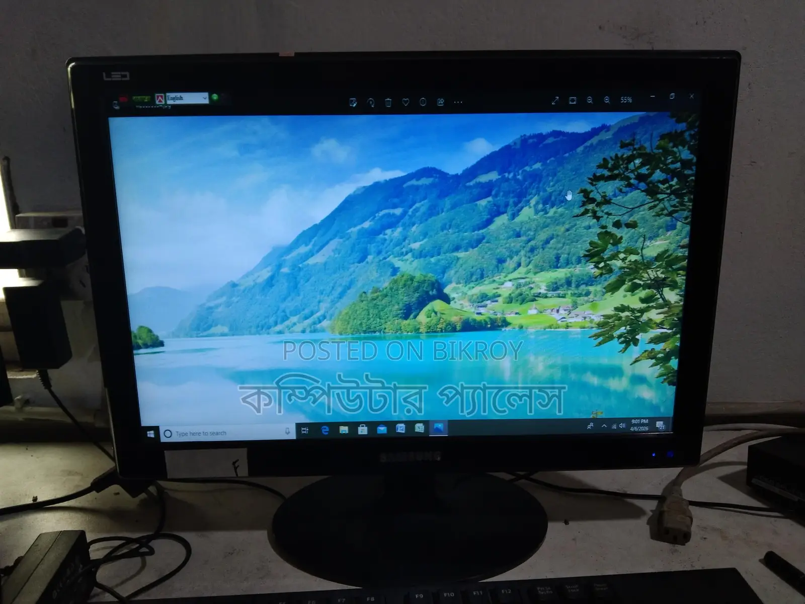 100% Fresh LED Monitor 19 (Samsung + Esonic+ Gigasonic+ Hi-power)
