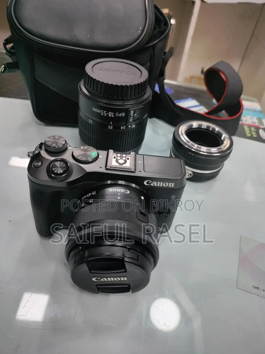 Canon Eos M6 DSLR Camera for Sale