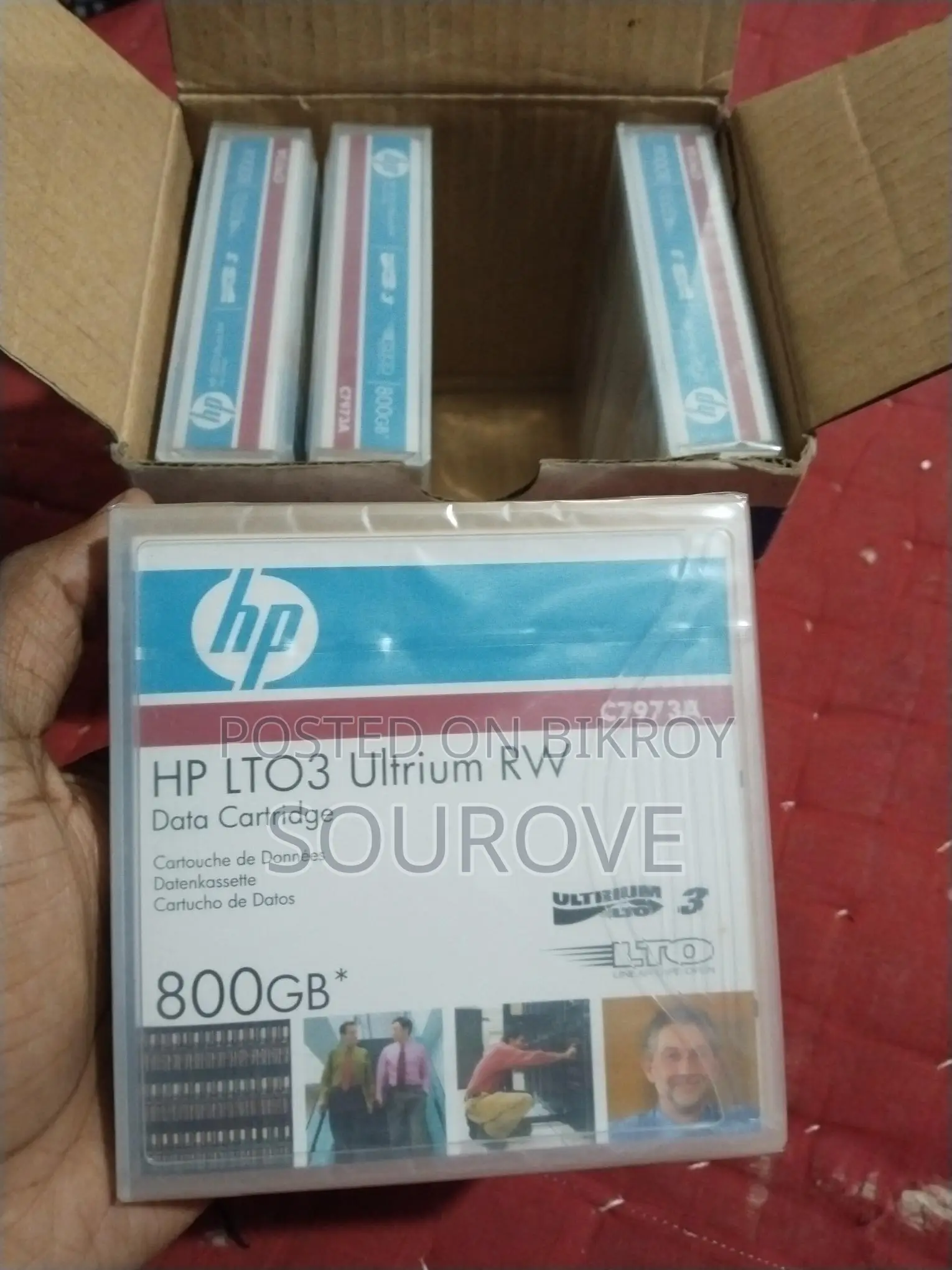 Hp Lto-3 Ultrium Data Cartridge 800gb (5 Pcs Available)
