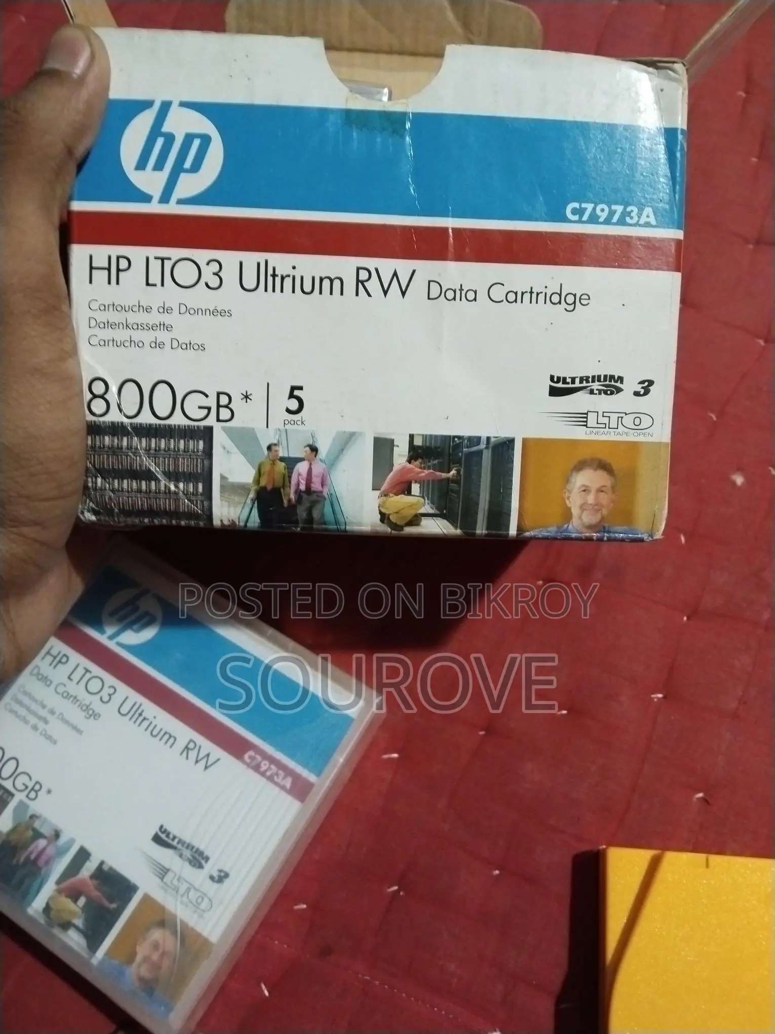Hp Lto-3 Ultrium Data Cartridge 800gb (5 Pcs Available)