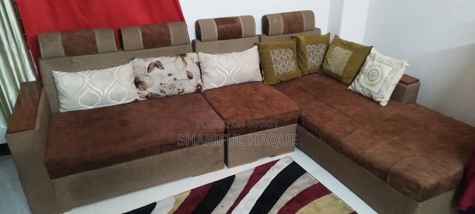 Wooden Sofa And Corner with Divan