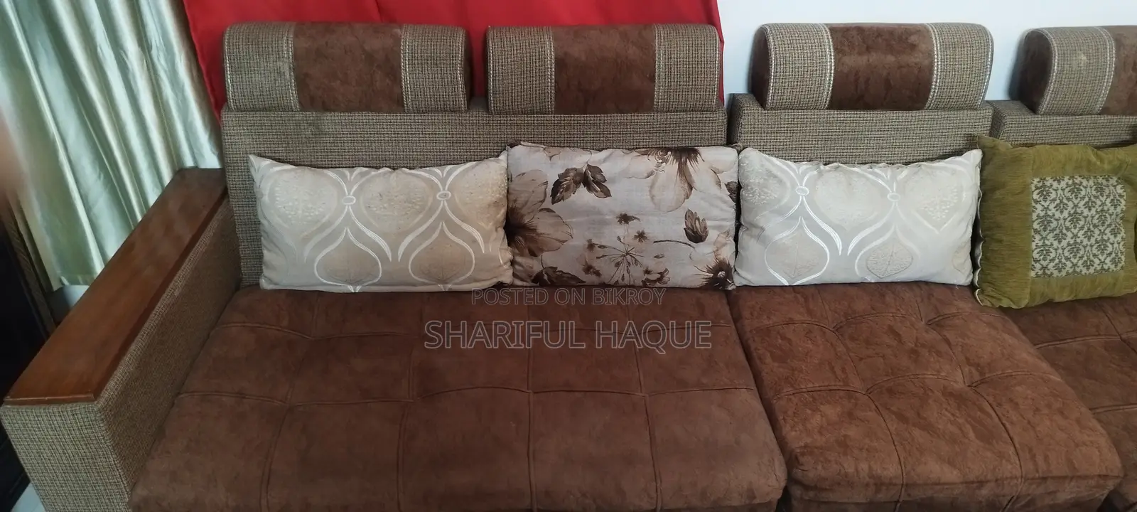 Wooden Sofa And Corner with Divan