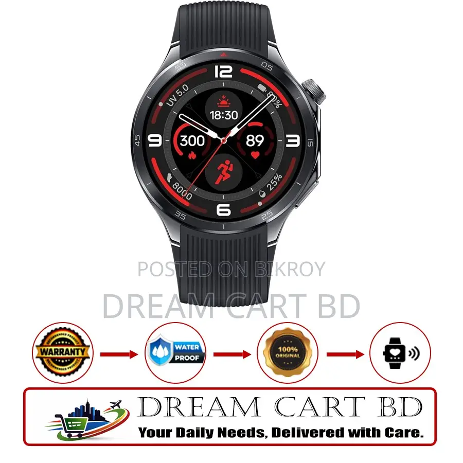 OnePlus Watch 3 – 1.5” AMOLED, BT Calling, GPS, 32GB/2GB Obsidian
