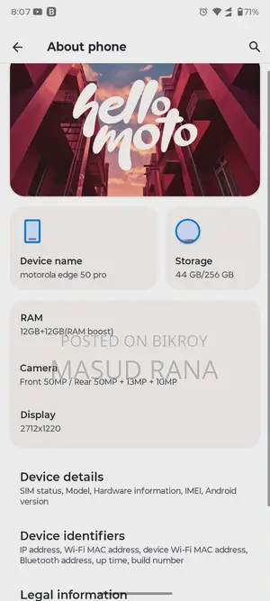 Motorola Edge 50 Pro 5G (Used)