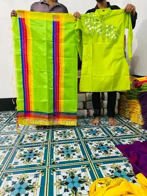 Matching Panjabi for Saree