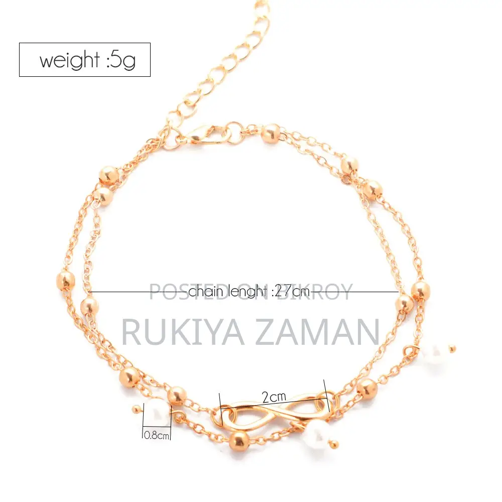 Western Drop Shape Anklets