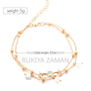 Western Drop Shape Anklets