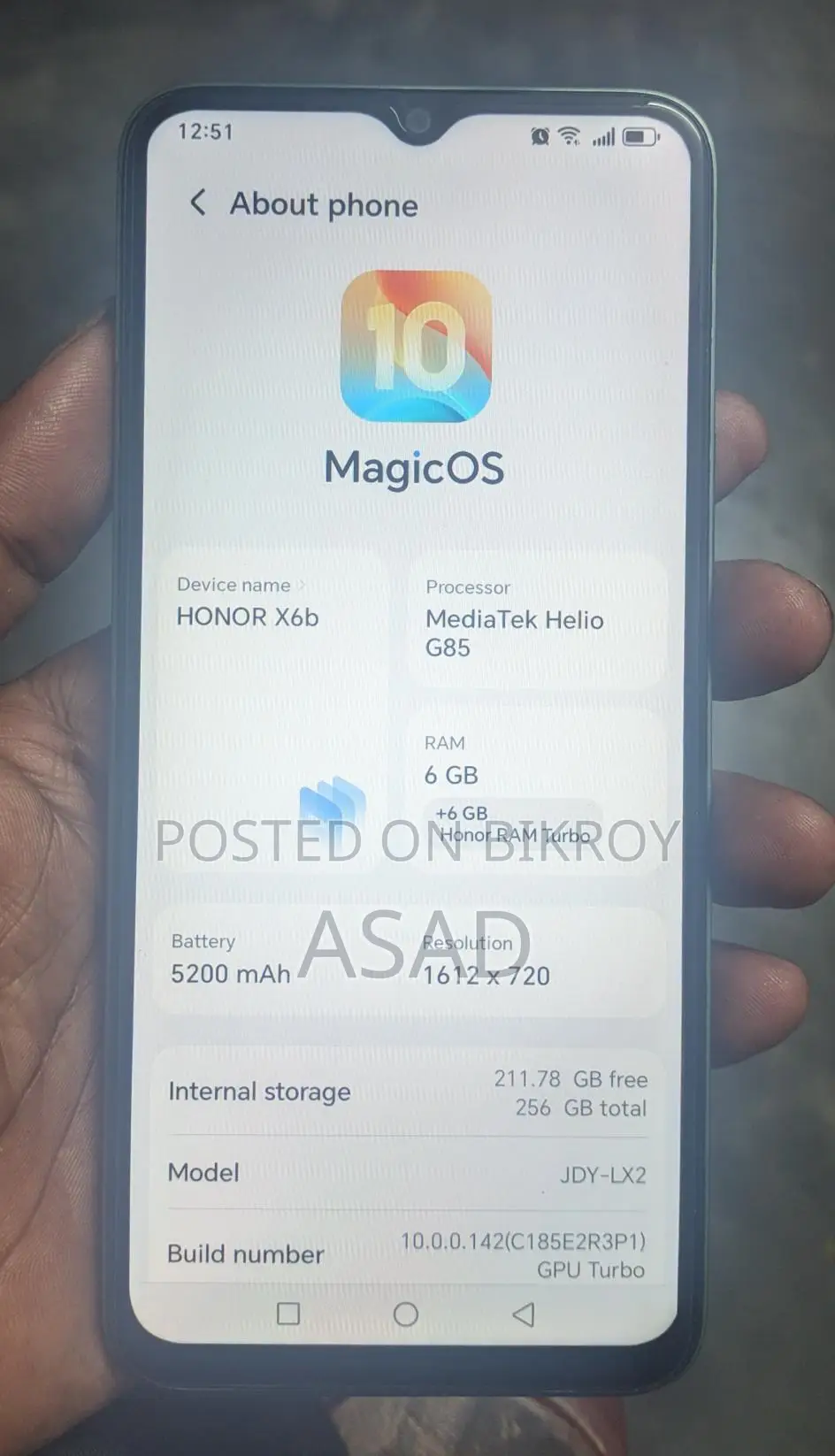 Honor X6b (4G) . (Used)