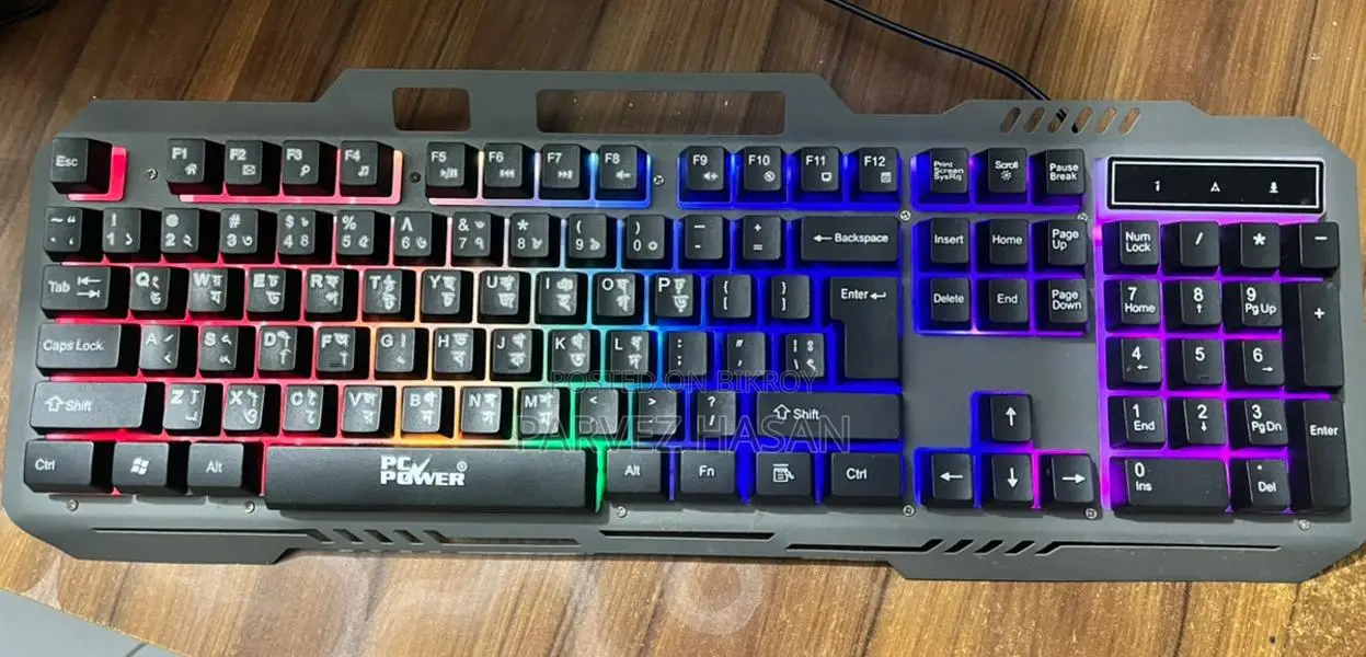 Pc Power Pgc1000 Wired Rgb Gaming Keyboard