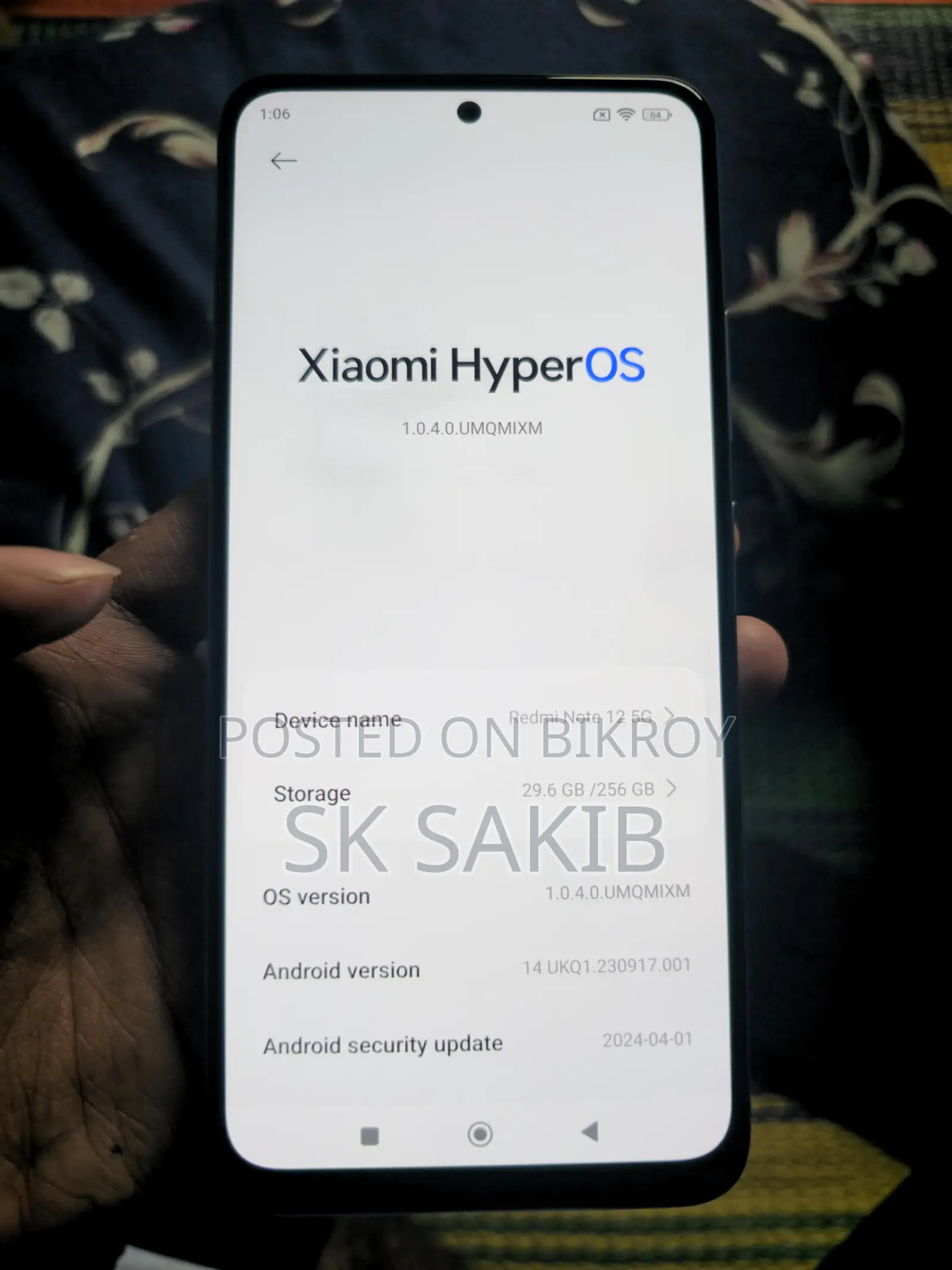 Xiaomi Redmi Note 12 . (Used)