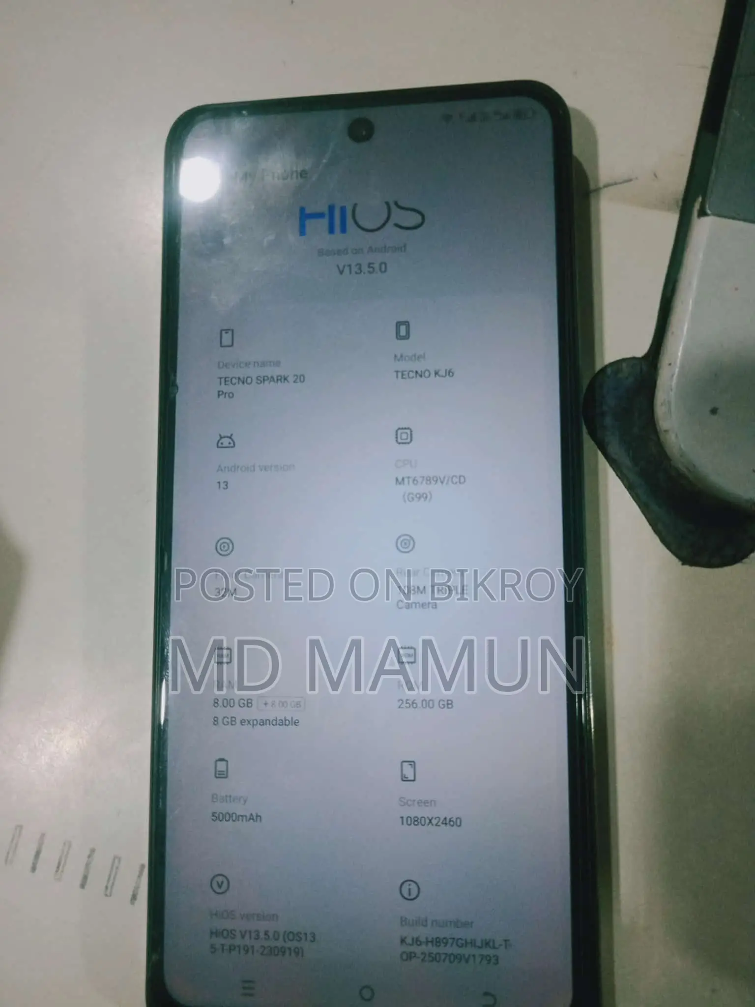 Tecno spark 20 pro (Used)