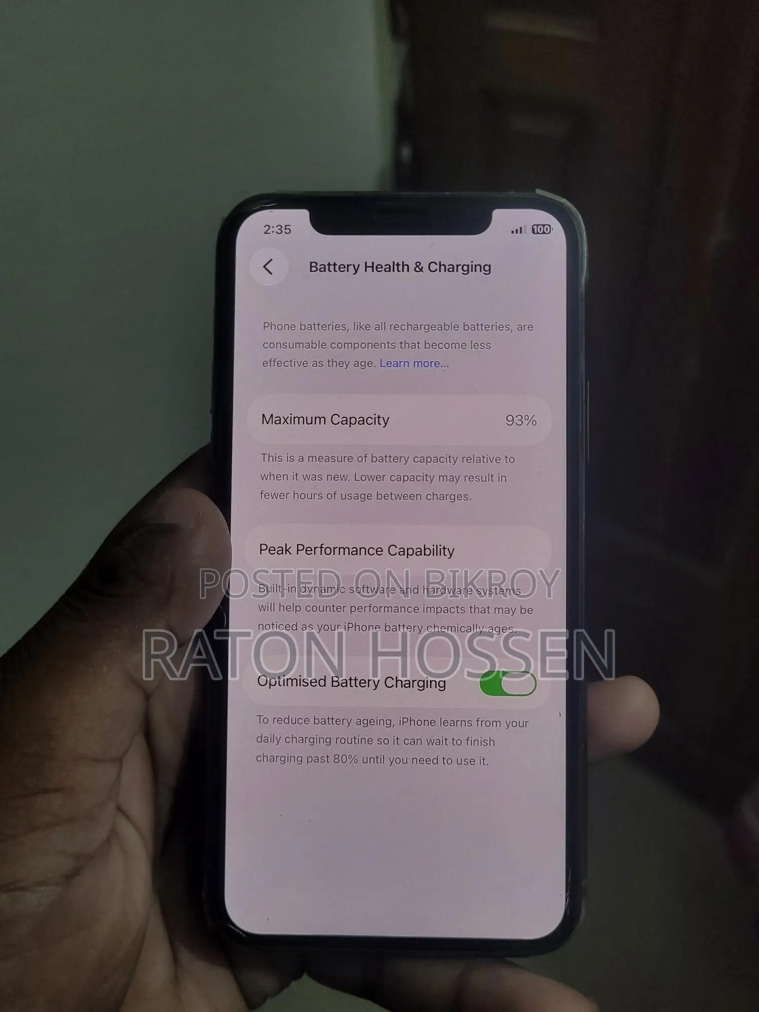 Apple iPhone 11 Pro 256 gb storage (Used)