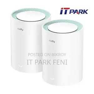 Cudy M1300 AC1200 Mbps গিগাবিট ডুয়াল-ব্যান্ড মেশ ওয়াই-ফাই ৫ সিস্টেম (২-প্যাক)