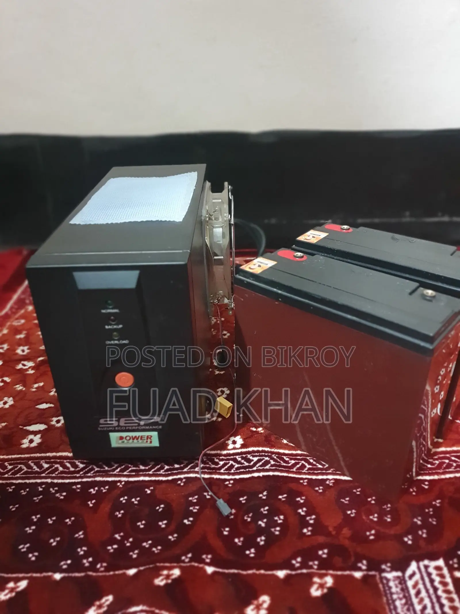 Power Guard 1200va 720 Watt Mod Ups With 60ah Battery