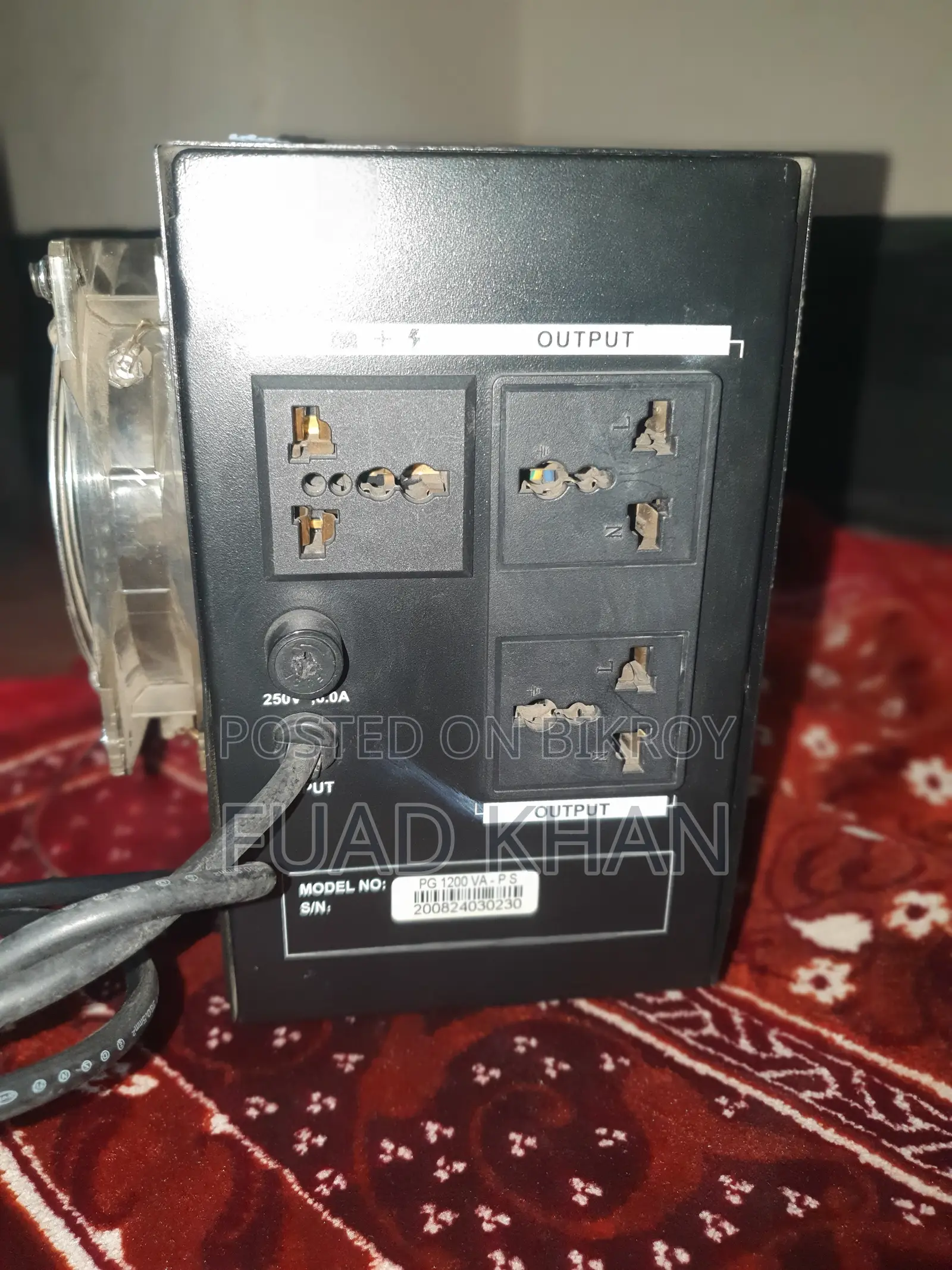 Power Guard 1200va 720 Watt Mod Ups With 60ah Battery