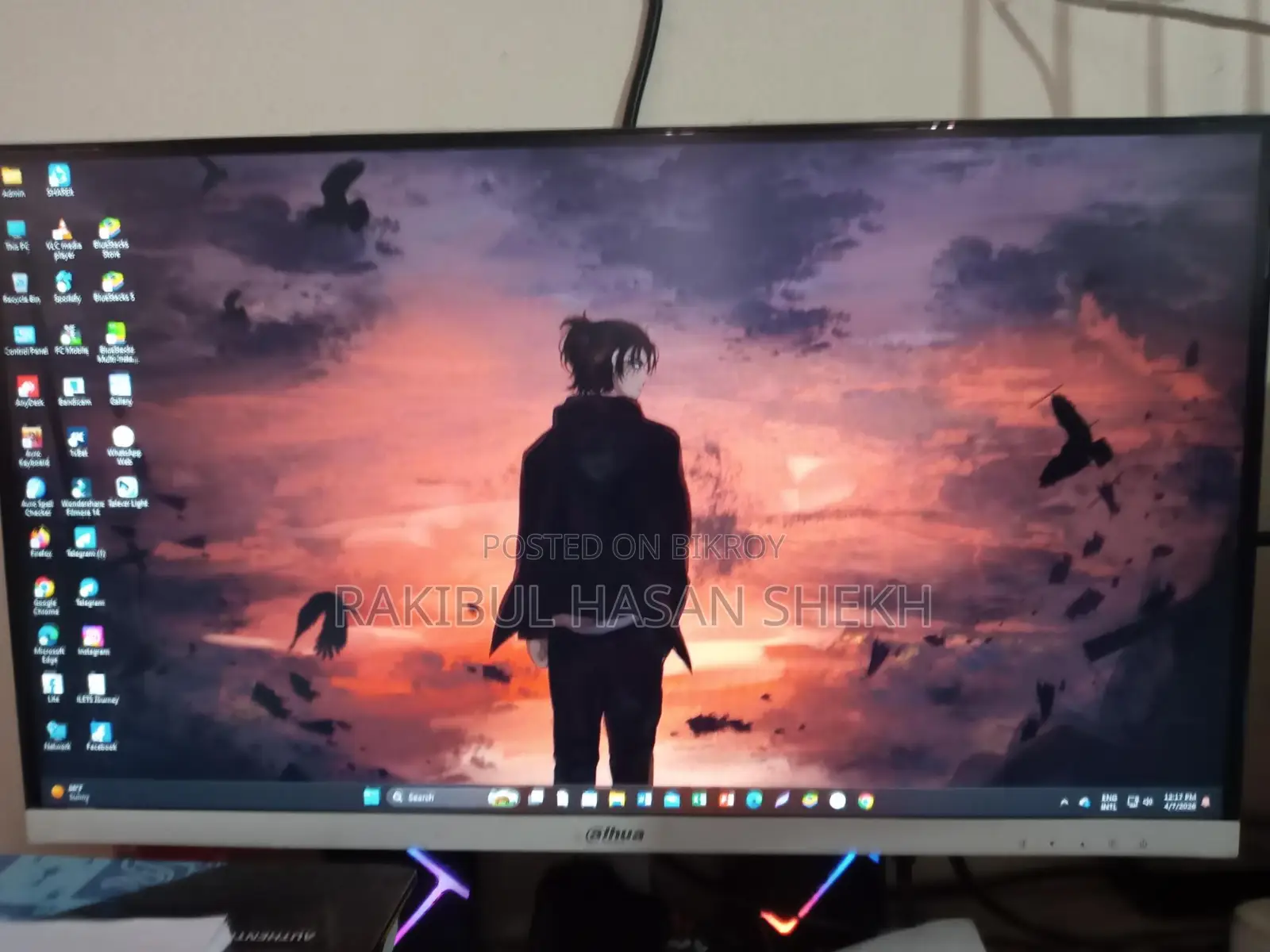 Gaming / Work PC Full Setup For Sale
