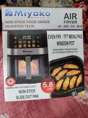 এয়ার ফ্রায়ার ৫.৮ LTR (Miyako ব্র্যান্ড)