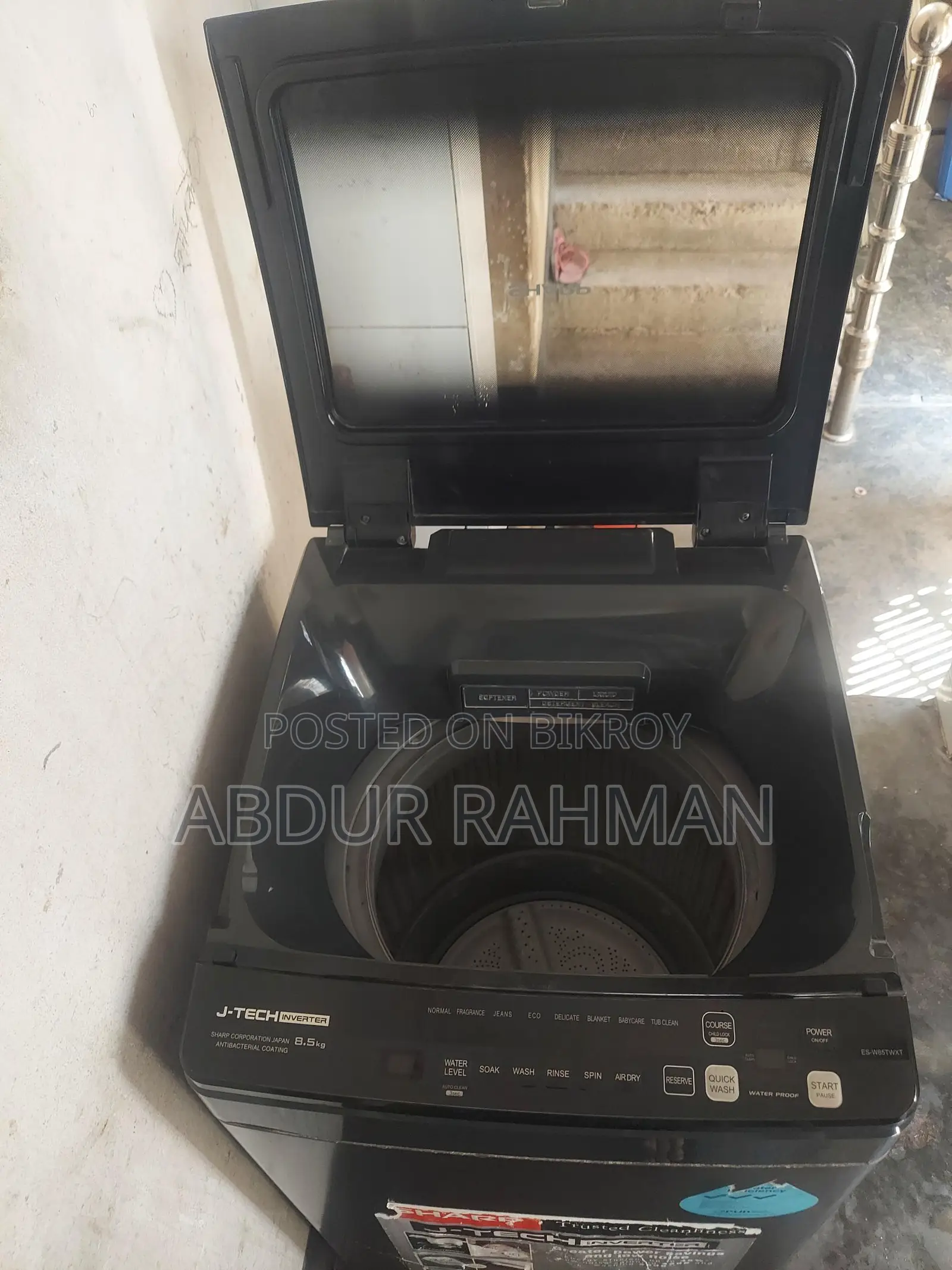 Sharp 8.5 Kg Full Auto Inverter Washing Machine