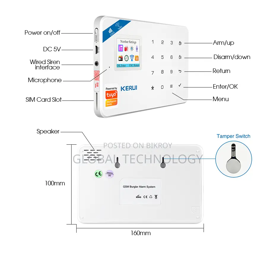 Kerui W181 Security Alarm System