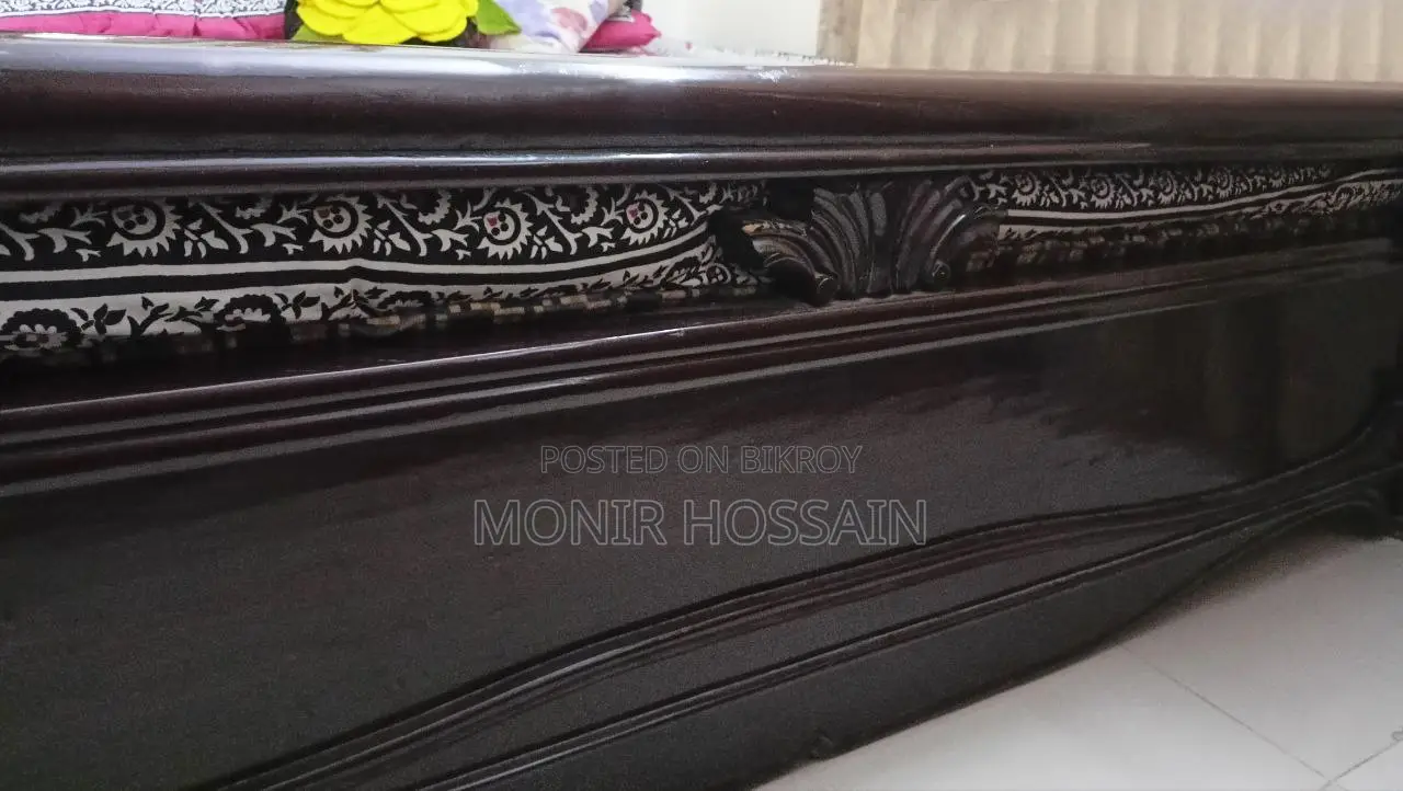 Bed, Original Teak Wood Bed for Sale
