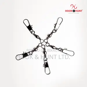 25 Pcs (11–14) Size Fishing Swivel Interlock Snap | Hook & Hunt