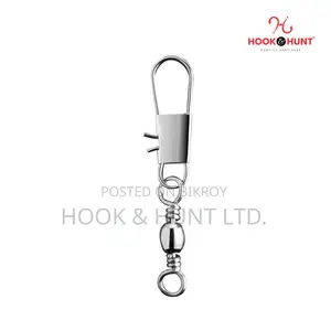 25 Pcs (11–14) Size Fishing Swivel Interlock Snap | Hook & Hunt