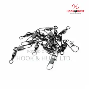 25 Pcs (11–14) Size Fishing Swivel Interlock Snap | Hook & Hunt