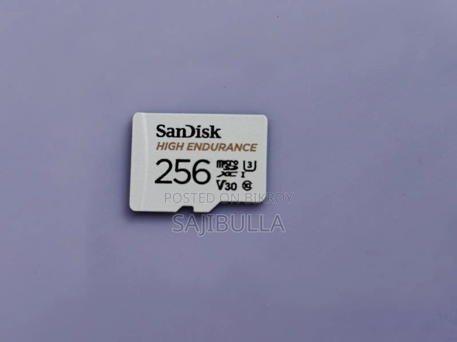 Sandisk High Endurance 256gb Microsdxc Card