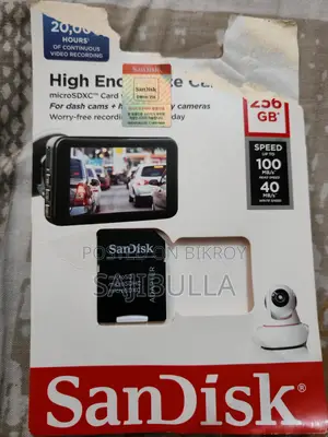 Sandisk High Endurance 256gb Microsdxc Card