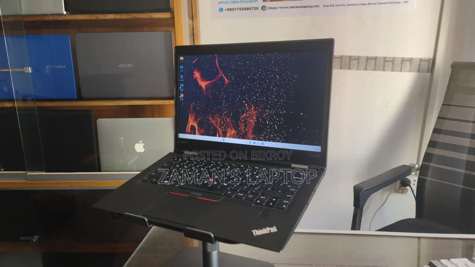 Lenovo THINKPAD X1 Carbon Core i7 6th Gen SSD Slim Laptop
