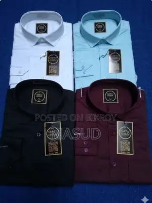 Solid Color Men's Shirt