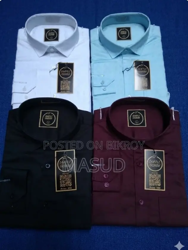 Solid Color Men's Shirt