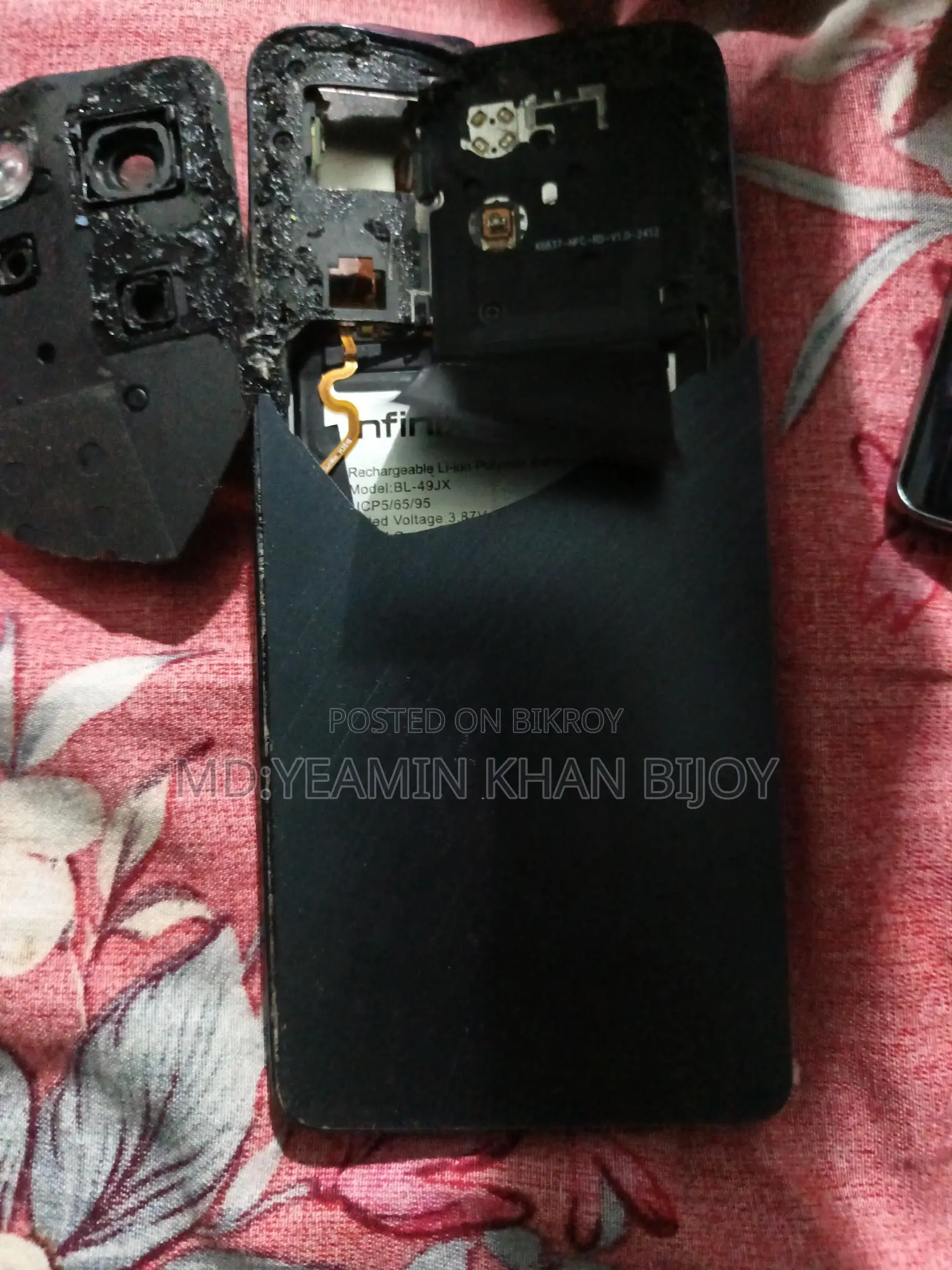 Infinix Hot 40 Pro মোবাইল ব্যাটারী Used