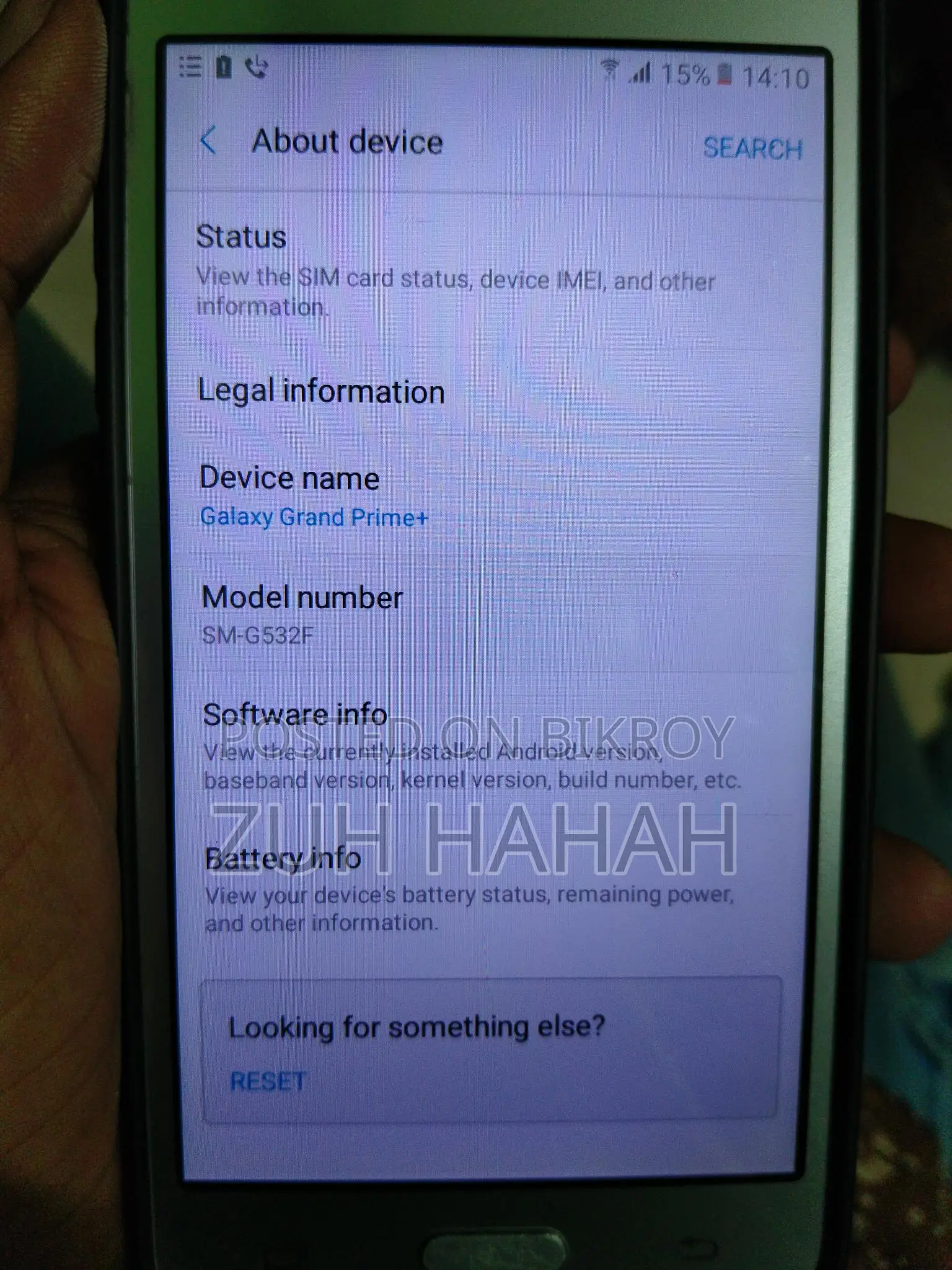 Samsung Galaxy Grand Prime . (Used)