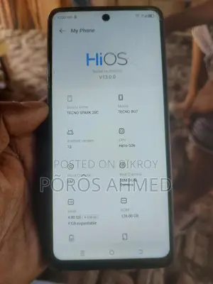 Tecno Camon 20 4+4+128 (Used)