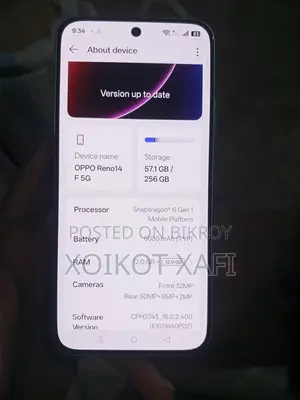 OPPO Reno 14F 12/256 (Used)
