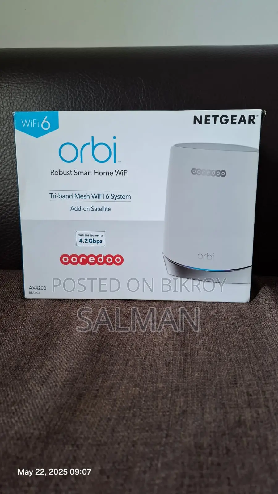 Netgear Orbi RBR750 রাউটার – নতুনের মতো ব্যবহৃত