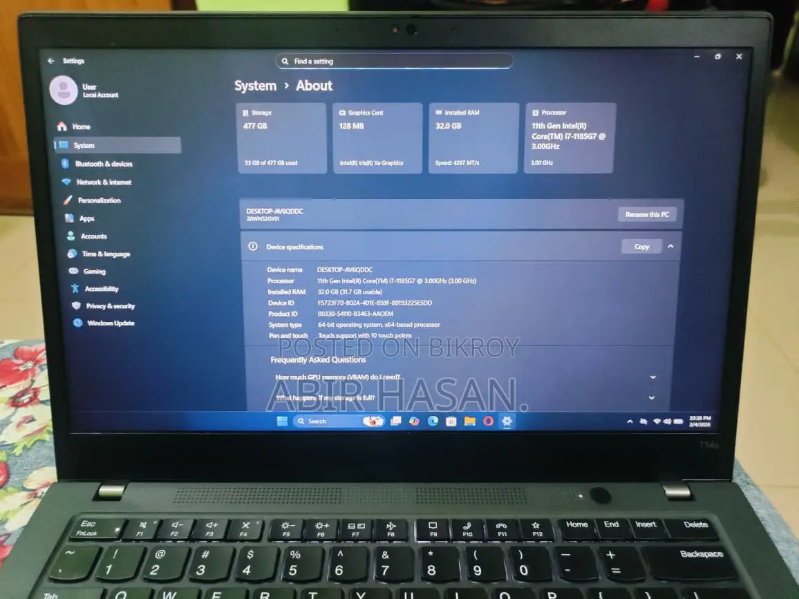 Lenovo thinkpad T14s