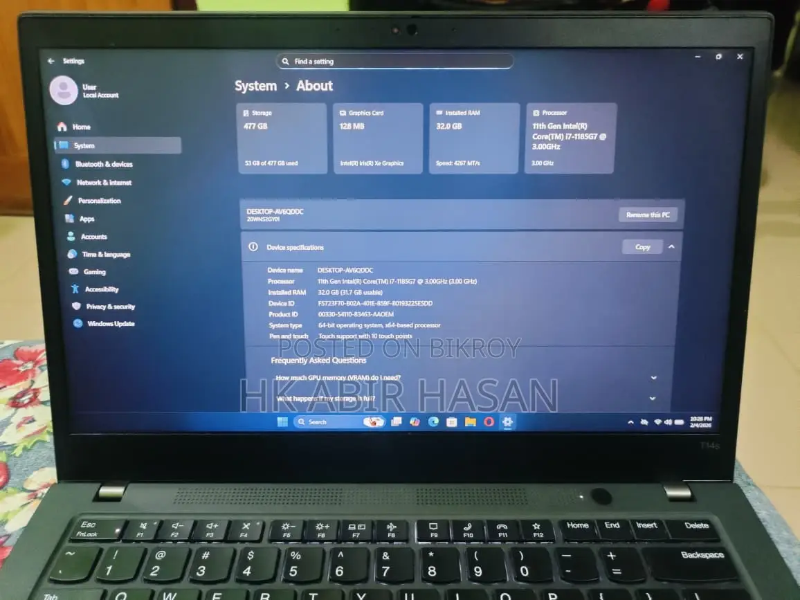 Lenovo thinkpad T14s