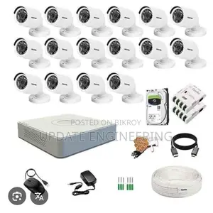 Hikvision ক্যামেরা ১৬ পিস ফুল প্যাকেজ