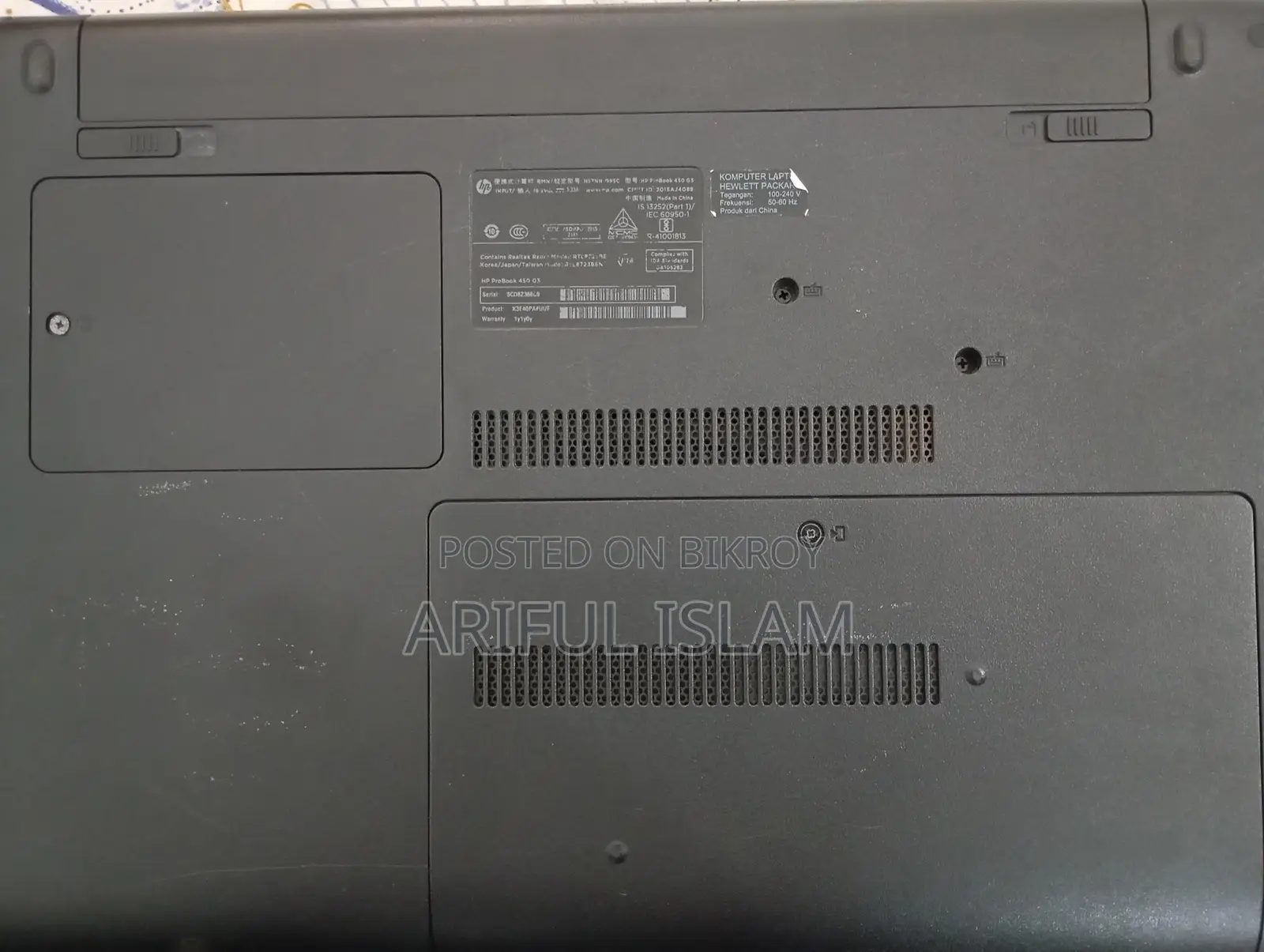 HP PROBOOK 450 G3