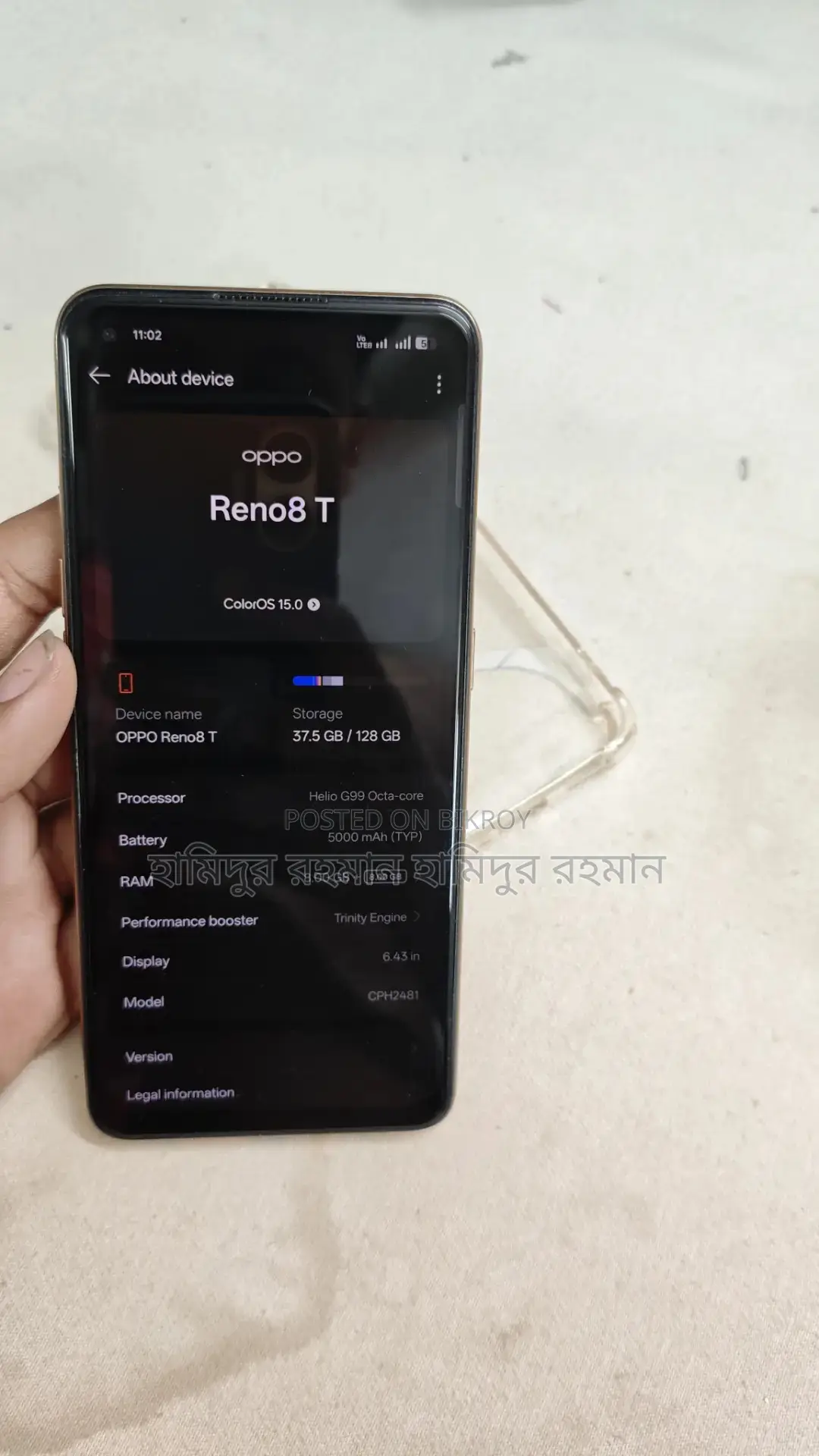OPPO Reno 8T ` (Used)