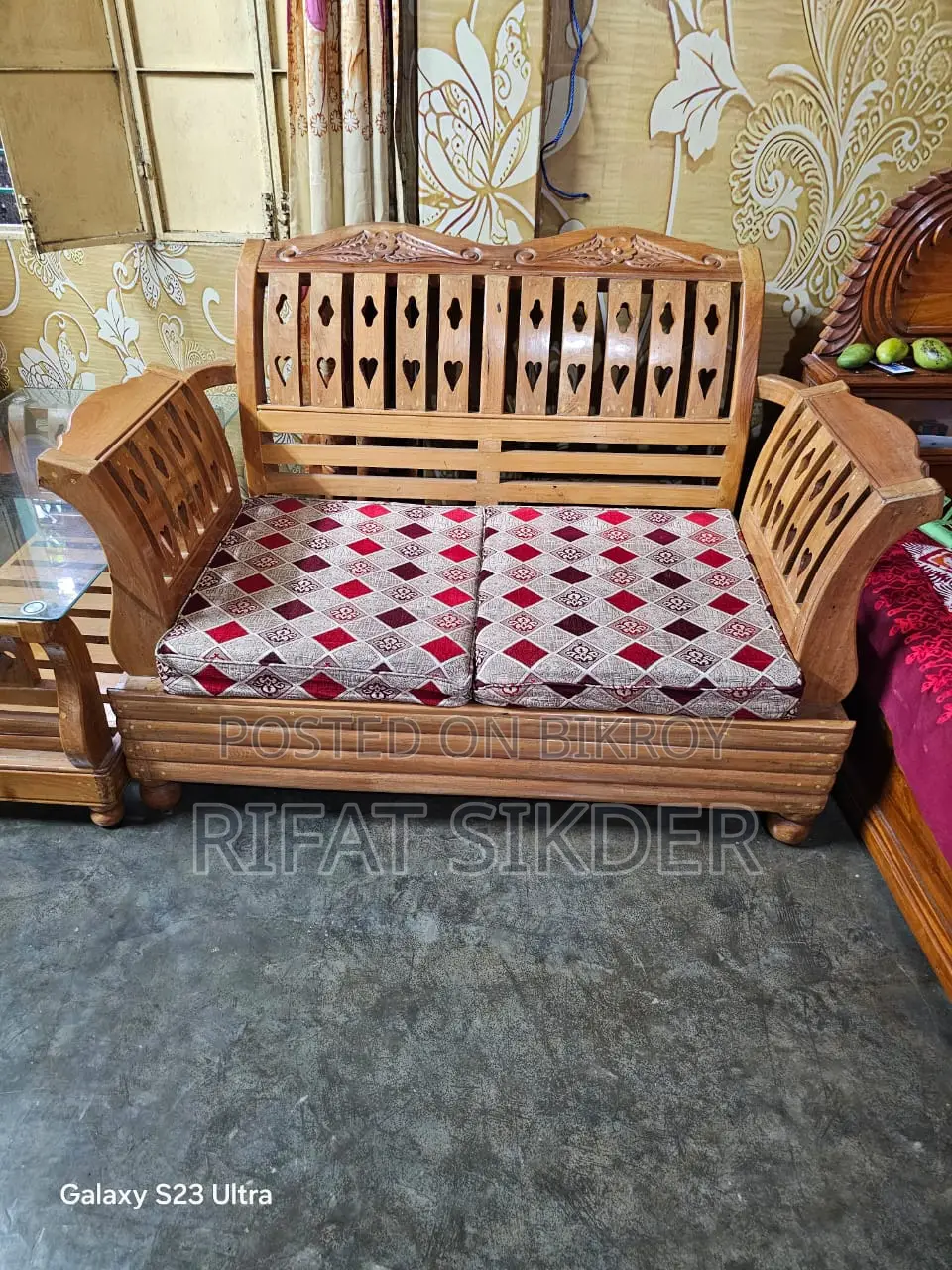 Jackfruit Wood Sofa Set