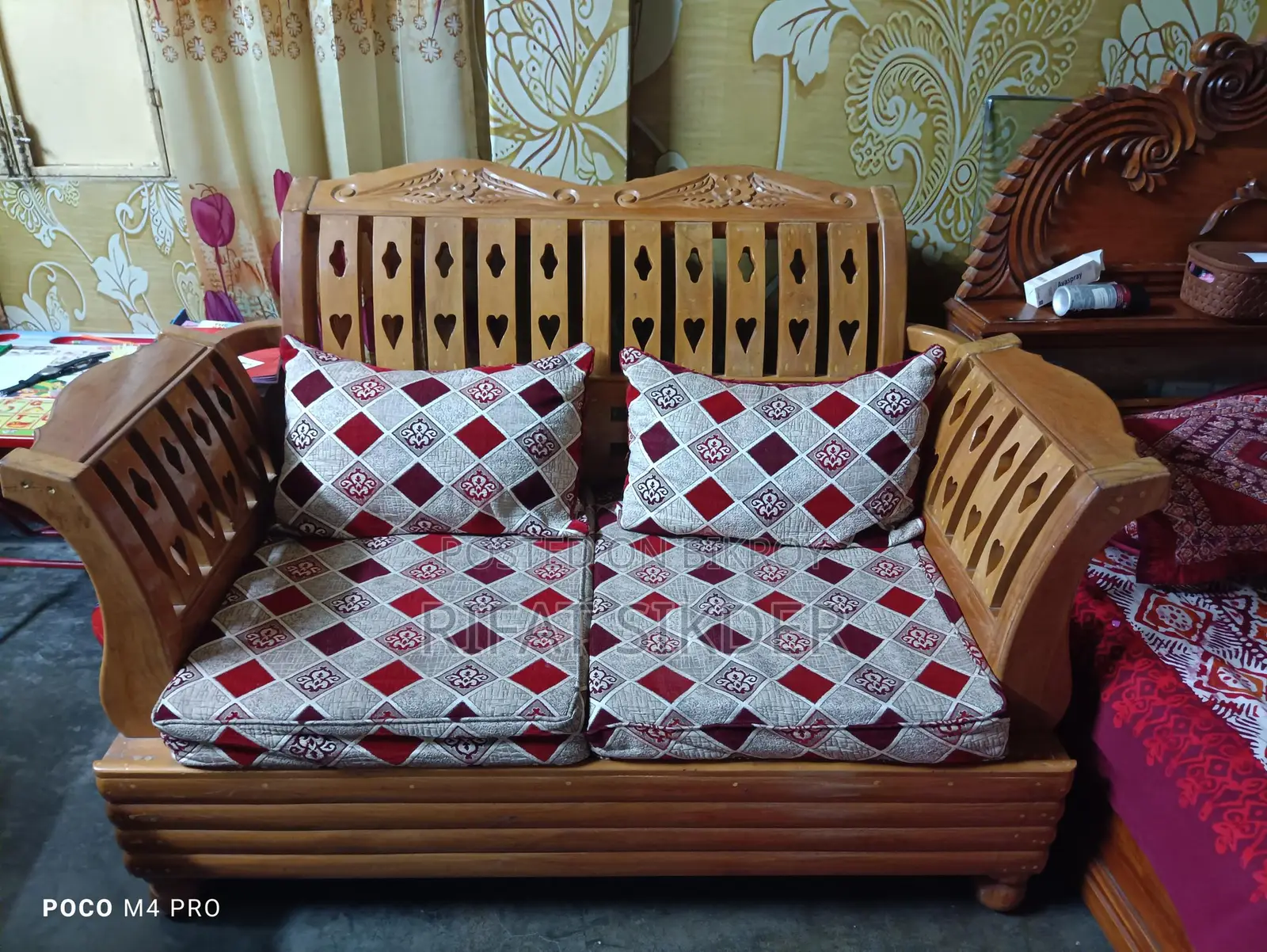 Jackfruit Wood Sofa Set