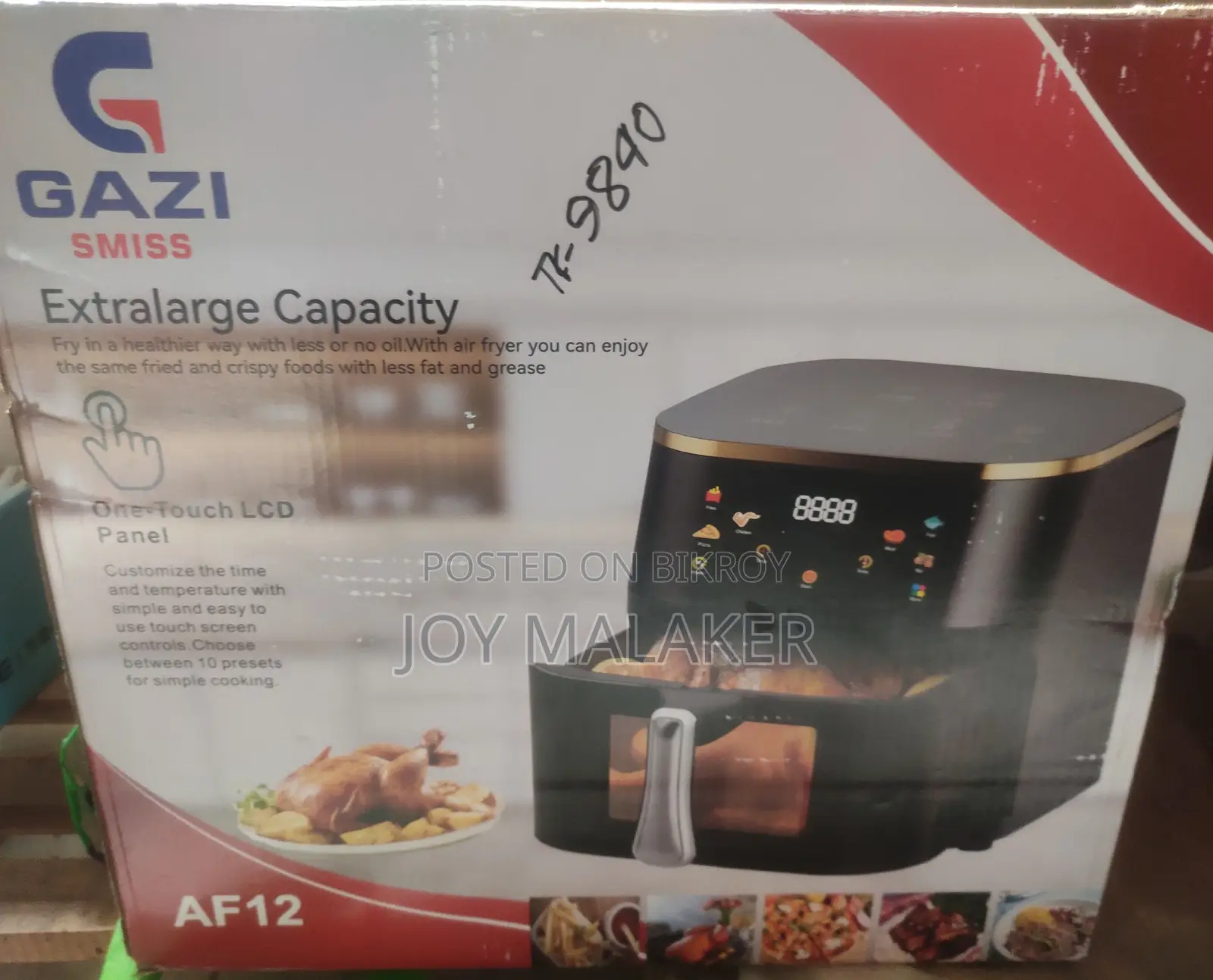 Ga-af-12 Gazi Smiss Air Fryer