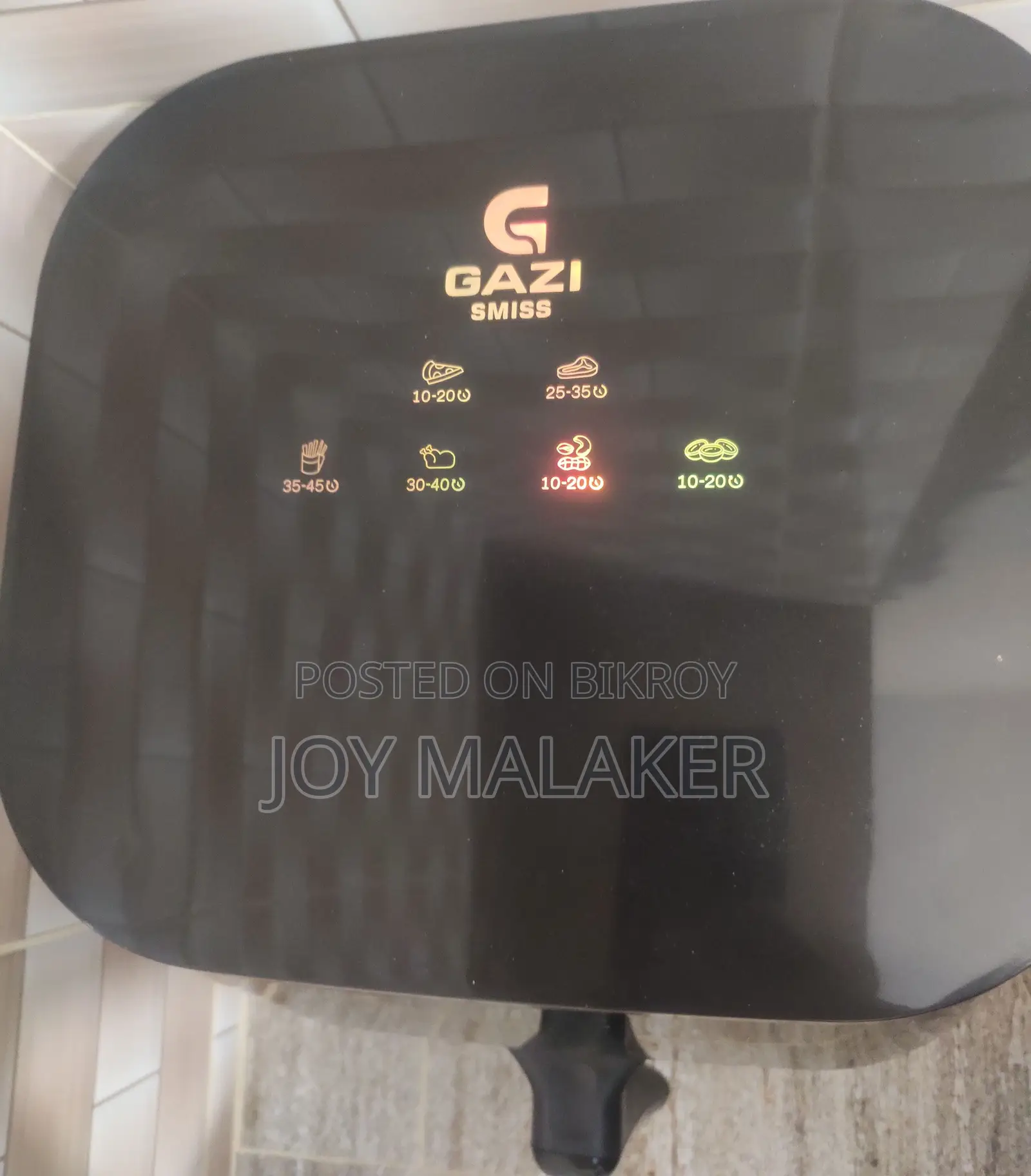Ga-af-12 Gazi Smiss Air Fryer