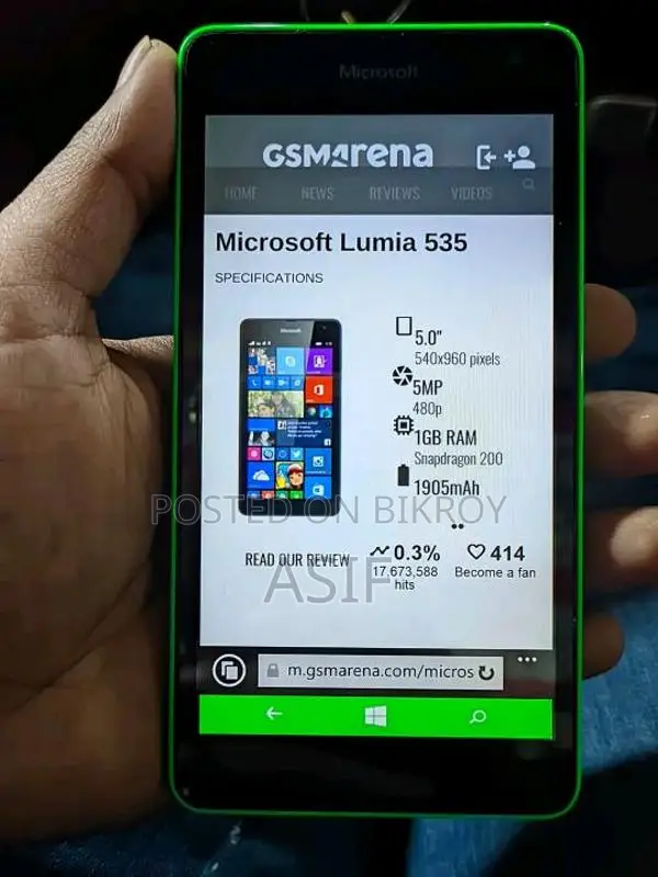 Microsoft Lumia 535 . (Used)