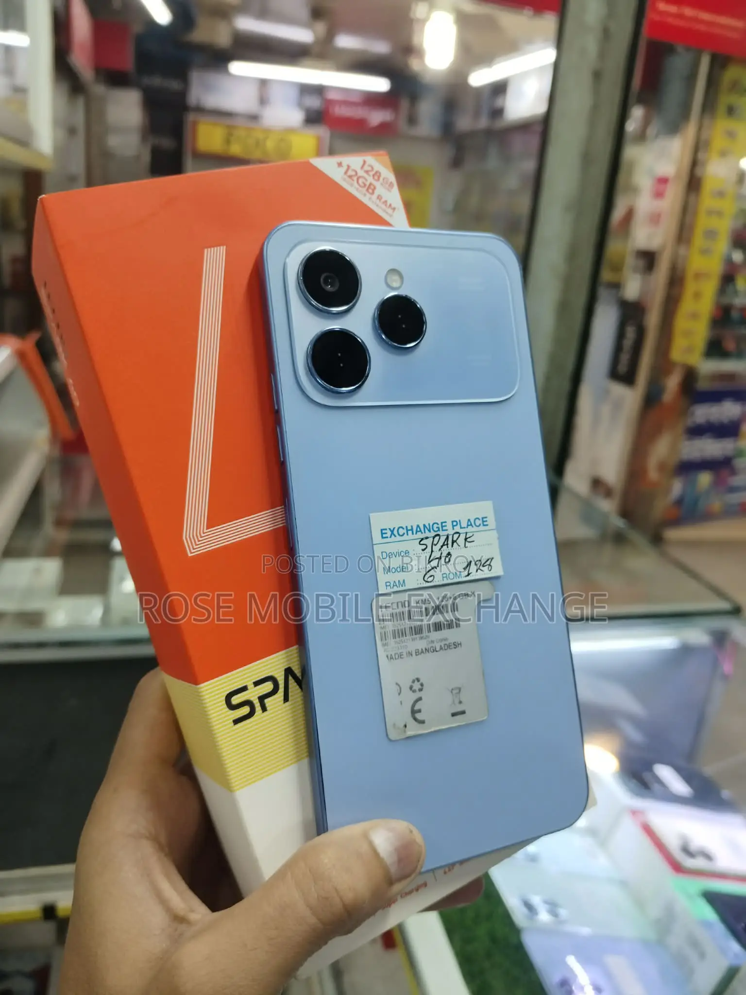 Tecno Spark 40 6/128🔥 Used for 3 Months