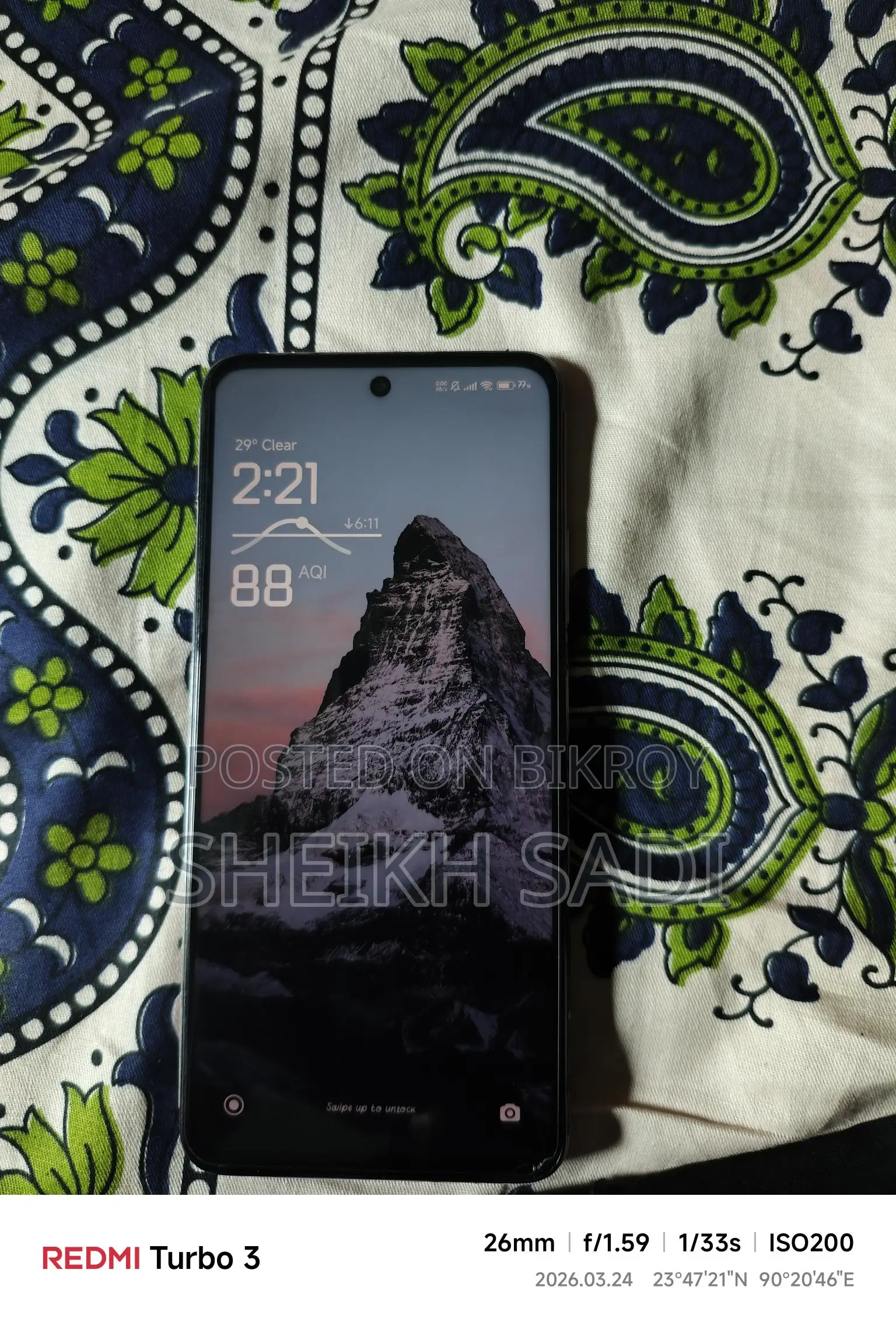 শাওমি রেডমি নোট ১১টি ৫জি (ব্যবহৃত)